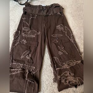 Namilia Distressed Cargo Pants